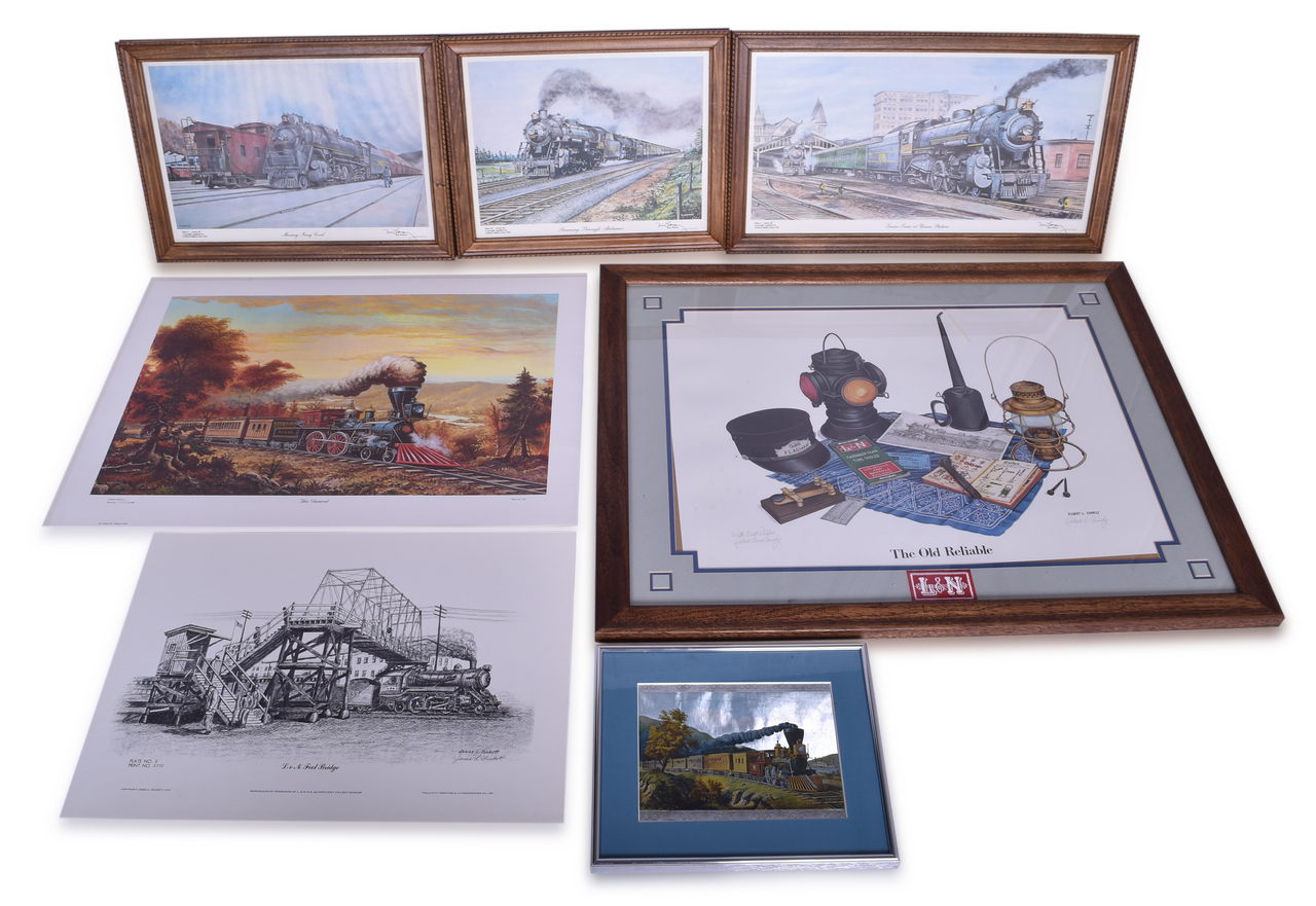 5700 - Eight Louisville and Nashville Railroad Art Prints - Flanary, Conely, Vittitow, and Puckett thumbnail