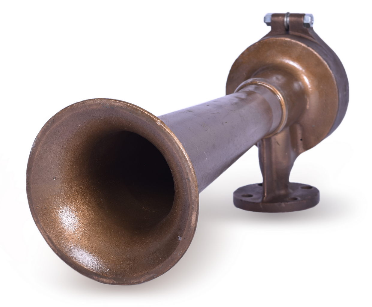 5586 - Leslie A-125 Railroad Locomotive Horn - Cast Bronze thumbnail