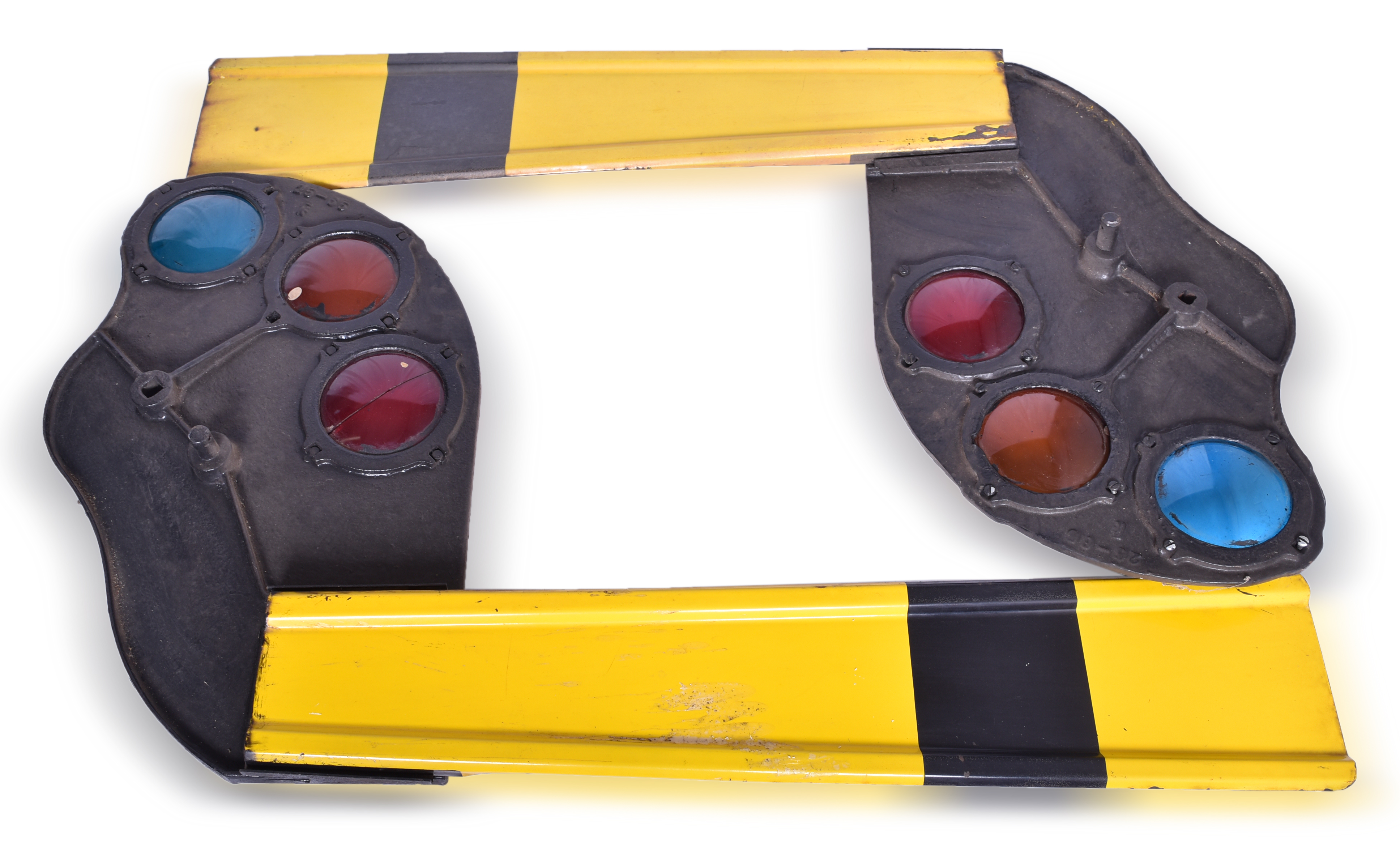 5470 - Atlantic Coast Line Railroad Train Order Signal Blade PAIR thumbnail