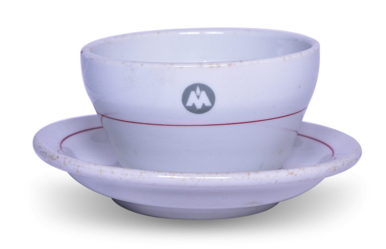 6367 - Chicago, Indianapolis & Louisville Railroad China Monon Bouillon Cup and Saucer thumbnail