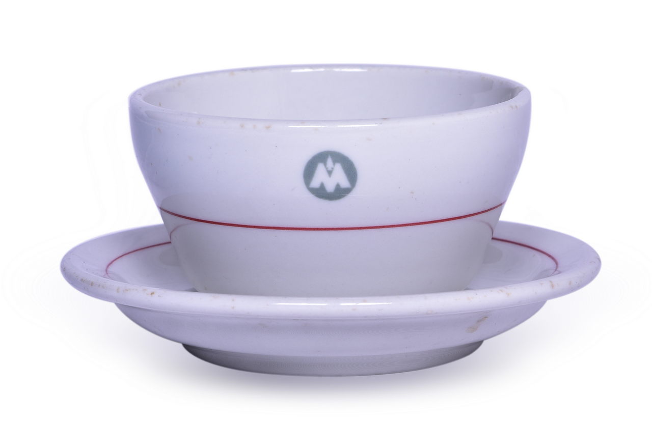 6383 - Chicago, Indianapolis & Louisville Railroad China Monon Bouillon Cup and Saucer thumbnail