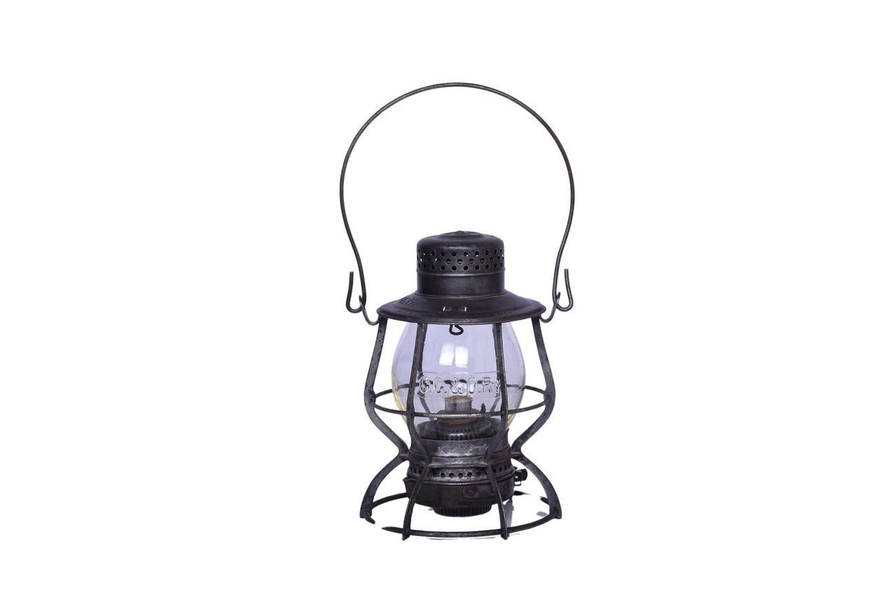 6416 - Keystone Carolina, Clinchfield, and Ohio Railroad Lantern with Clear Cast Globe thumbnail