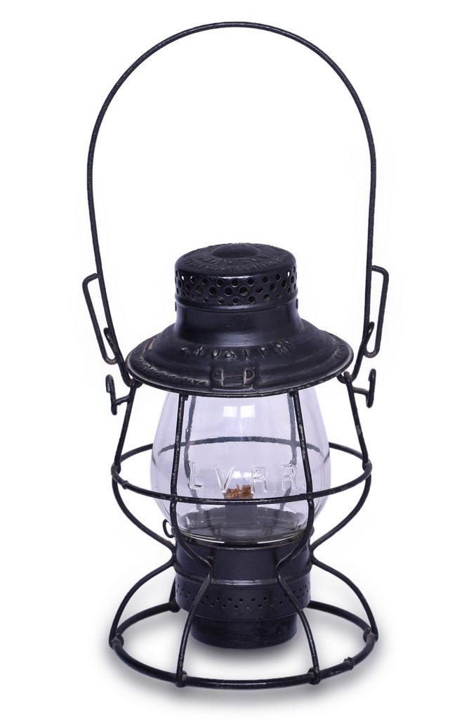 6467 - Cincinnati, New Orleans & Texas Pacific Railway Adlake Reliable Lantern w/ Lehigh Valley Clear Globe thumbnail