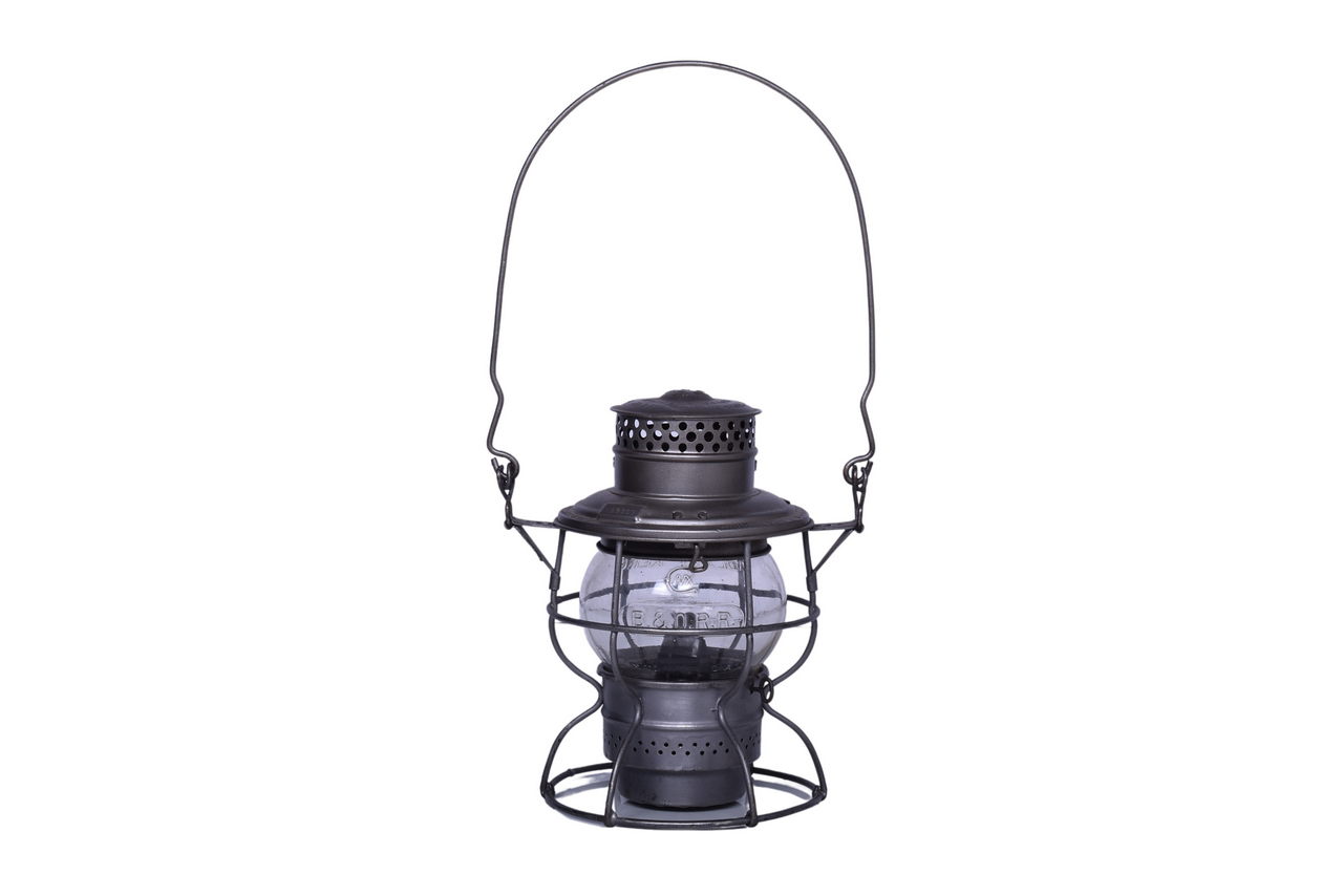 6468 - Adlake Kero Baltimore and Ohio Railroad Lantern with Clear Cast Globe thumbnail
