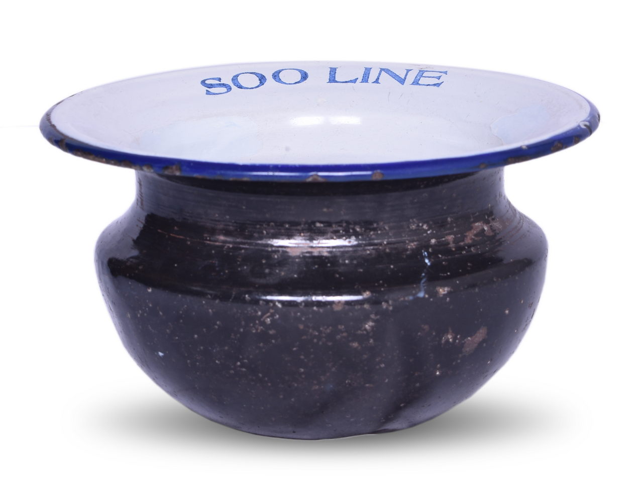 6473 - Soo Line Porcelain Railroad Spittoon thumbnail