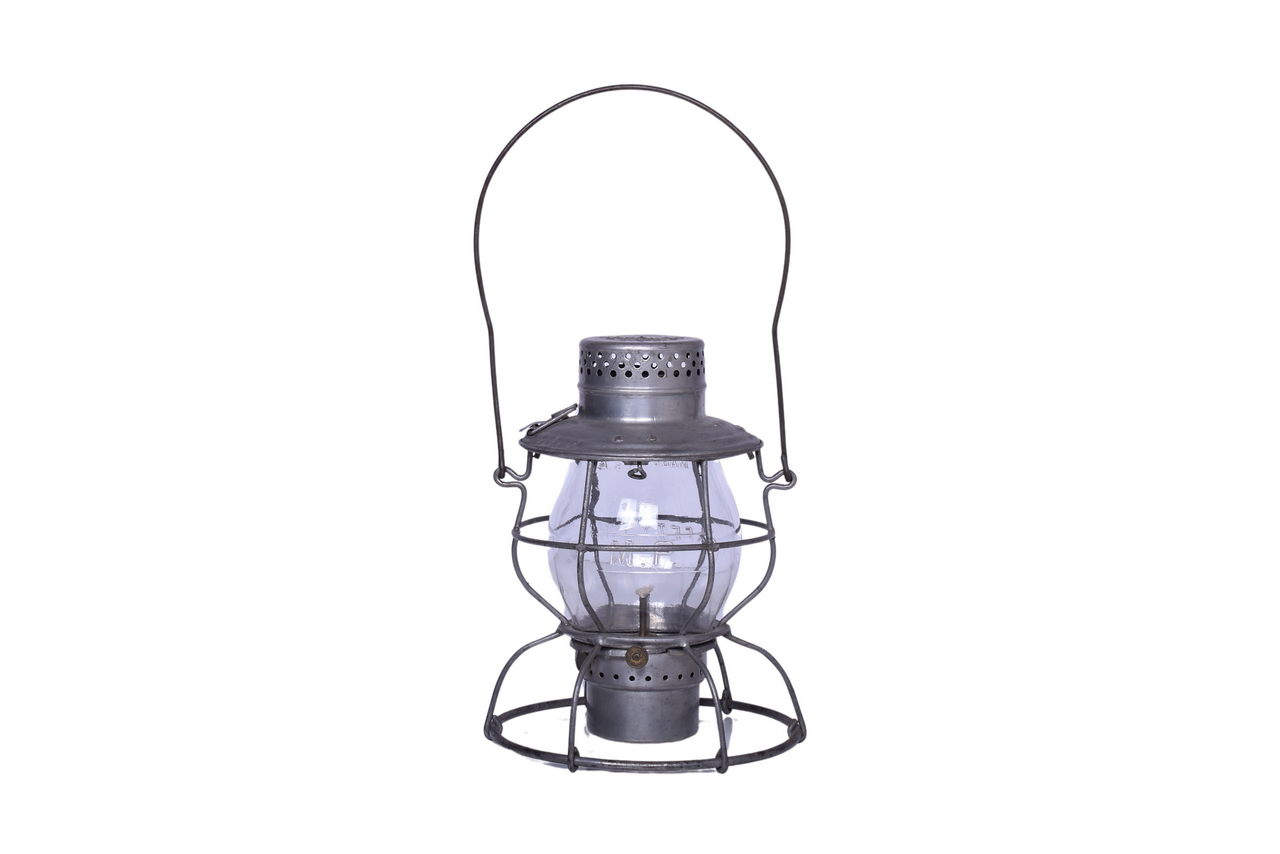 6488 - Handlan Missouri Pacific Railroad Lantern with Clear Cast Globe thumbnail