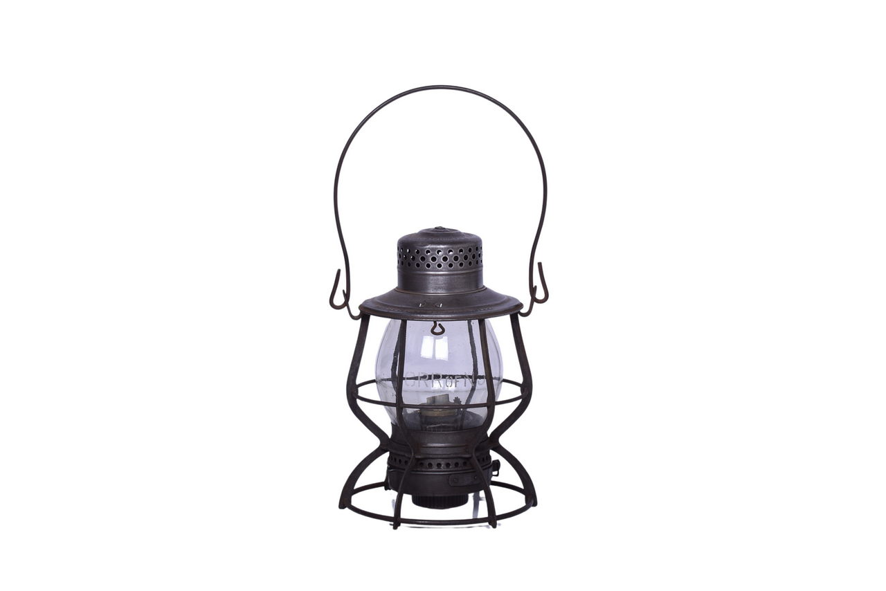 6490 - Keystone Casey Central Railroad of New Jersey Lantern with Clear Etched Globe thumbnail
