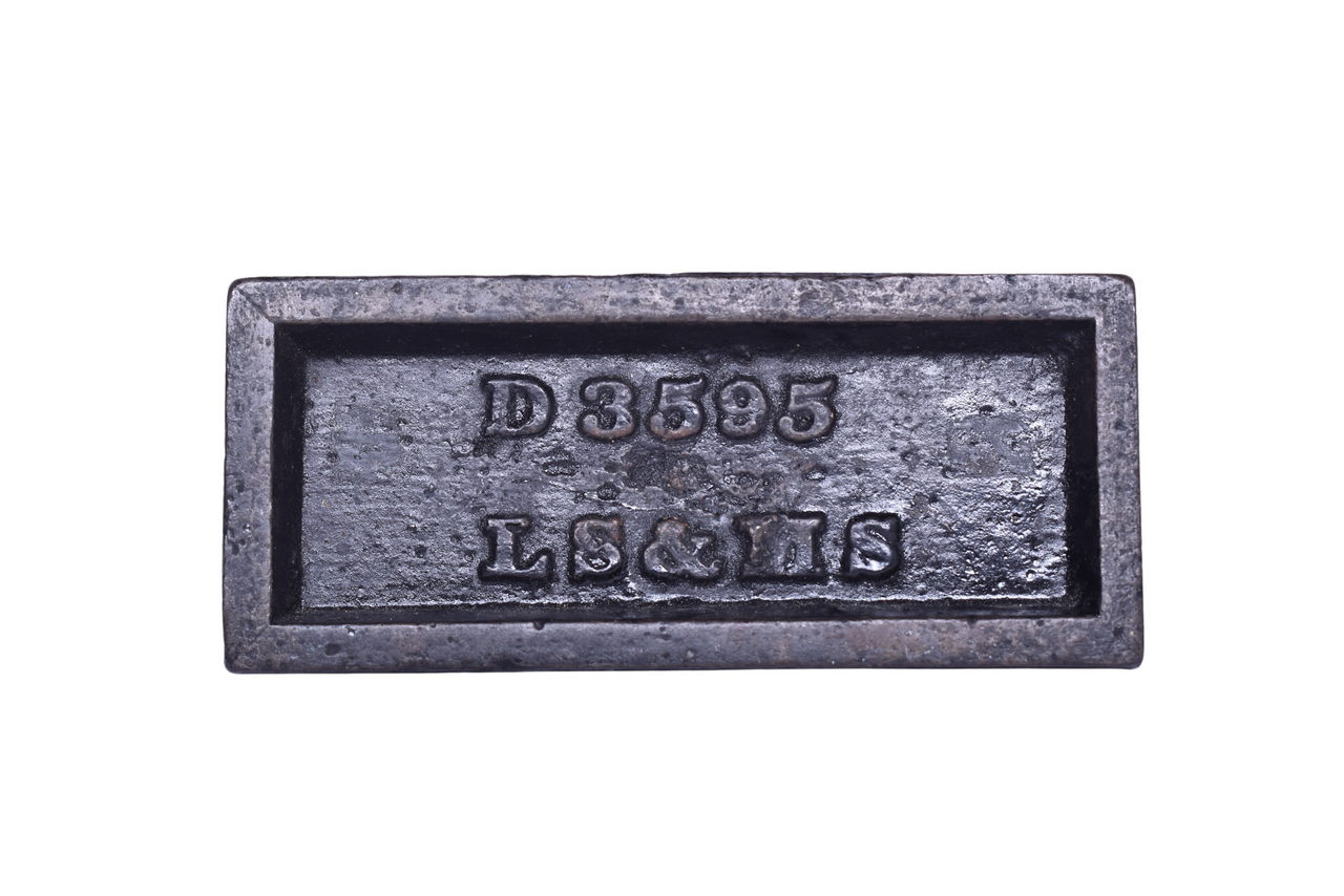 6495 - Lake Shore & Michigan Southern Railroad Cast Iron Paper Weight thumbnail