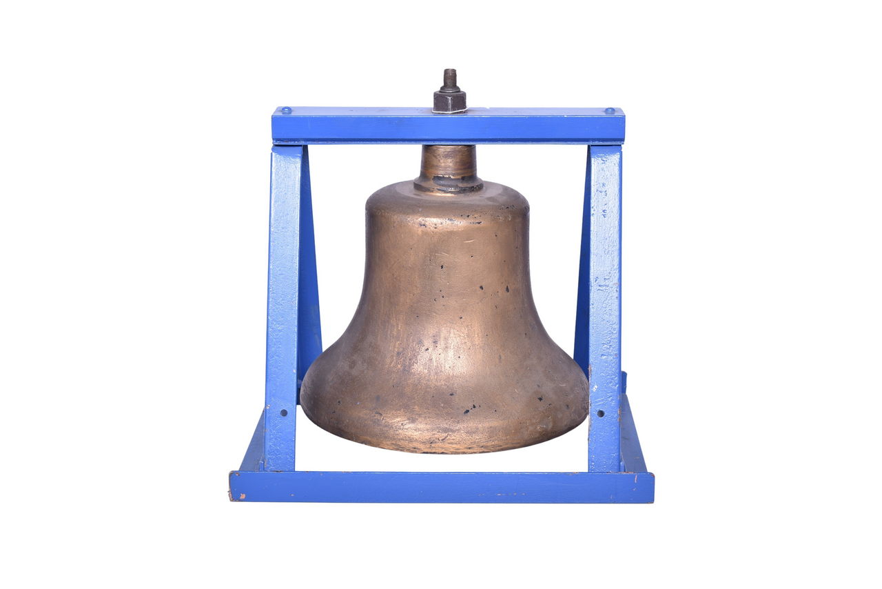 6506 - 12 Inch Brass Diesel Locomotive Bell thumbnail