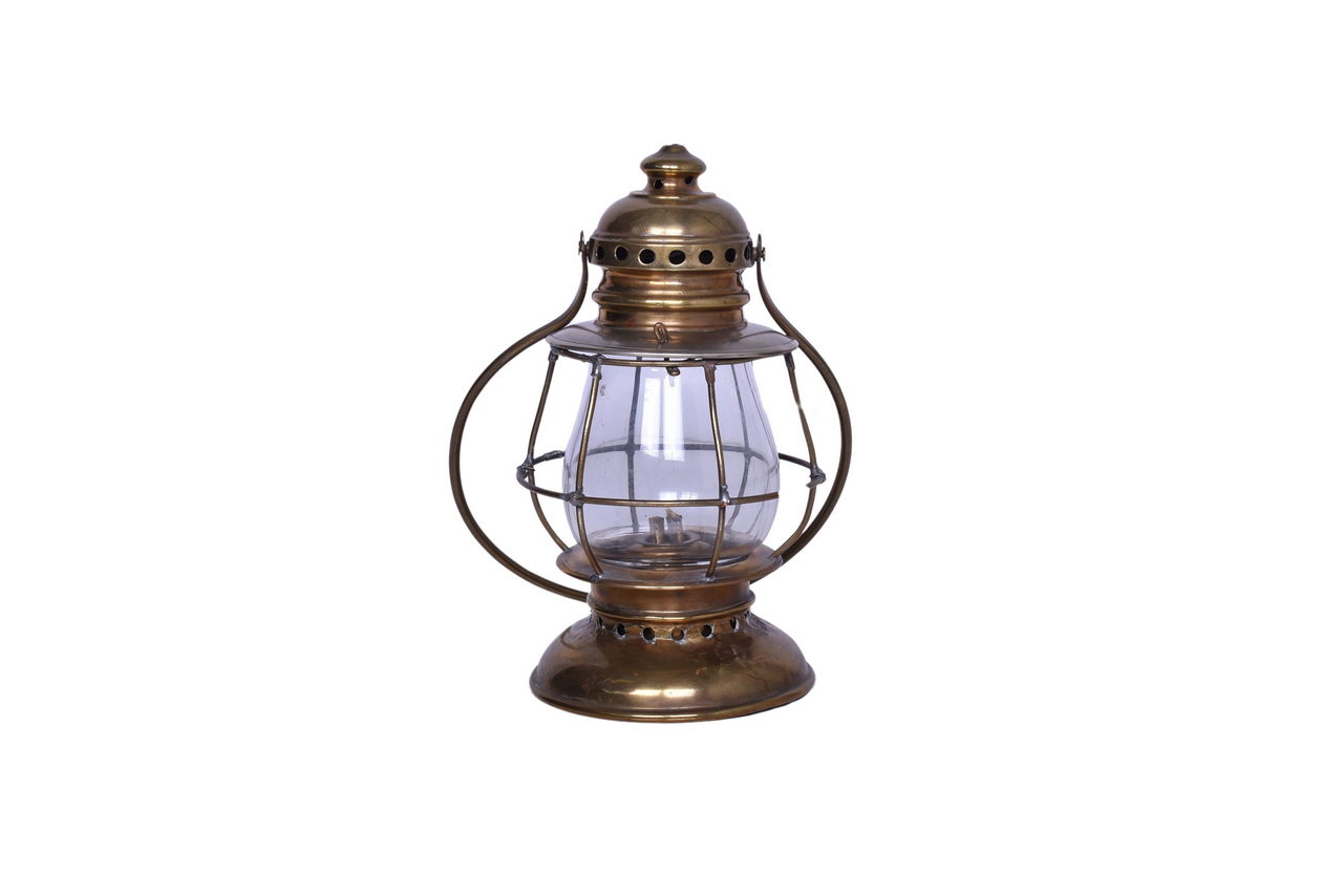 6511 - J.F. Griffin Brass Presentation Railroad Lantern thumbnail