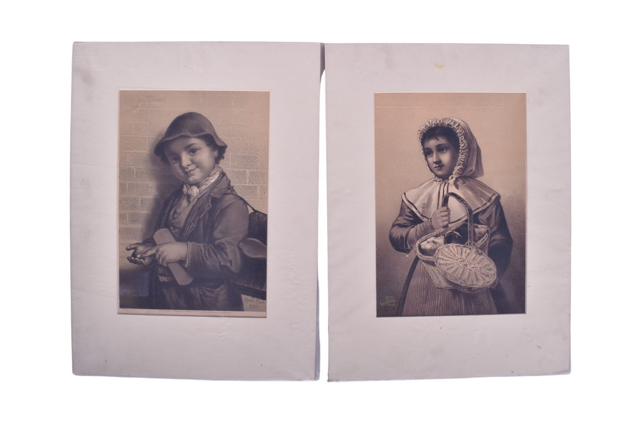 6529 - Pair of 1884 Chicago and North Western Railroad Henry Plumb Lithograph Prints thumbnail