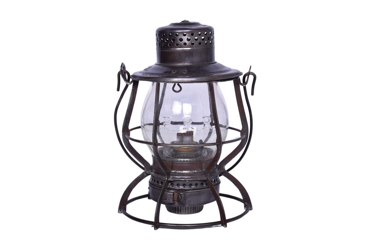 6583 - Keystone Casey Pennsylvania Railroad Lantern w/ Cast Clear Pennsylvania Globe thumbnail
