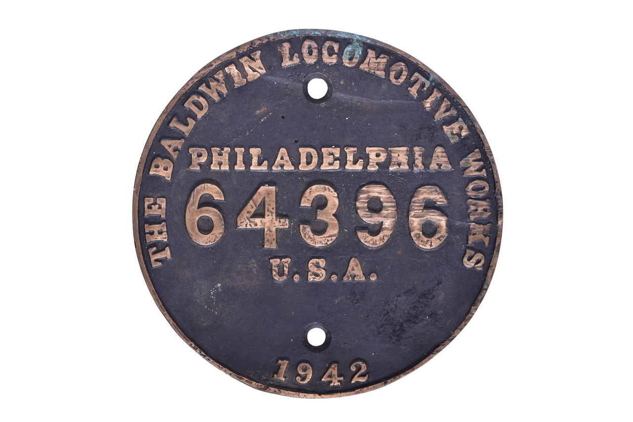 6584 - Baldwin Locomotive Works New York Central VO660 #752 Builders Plate thumbnail