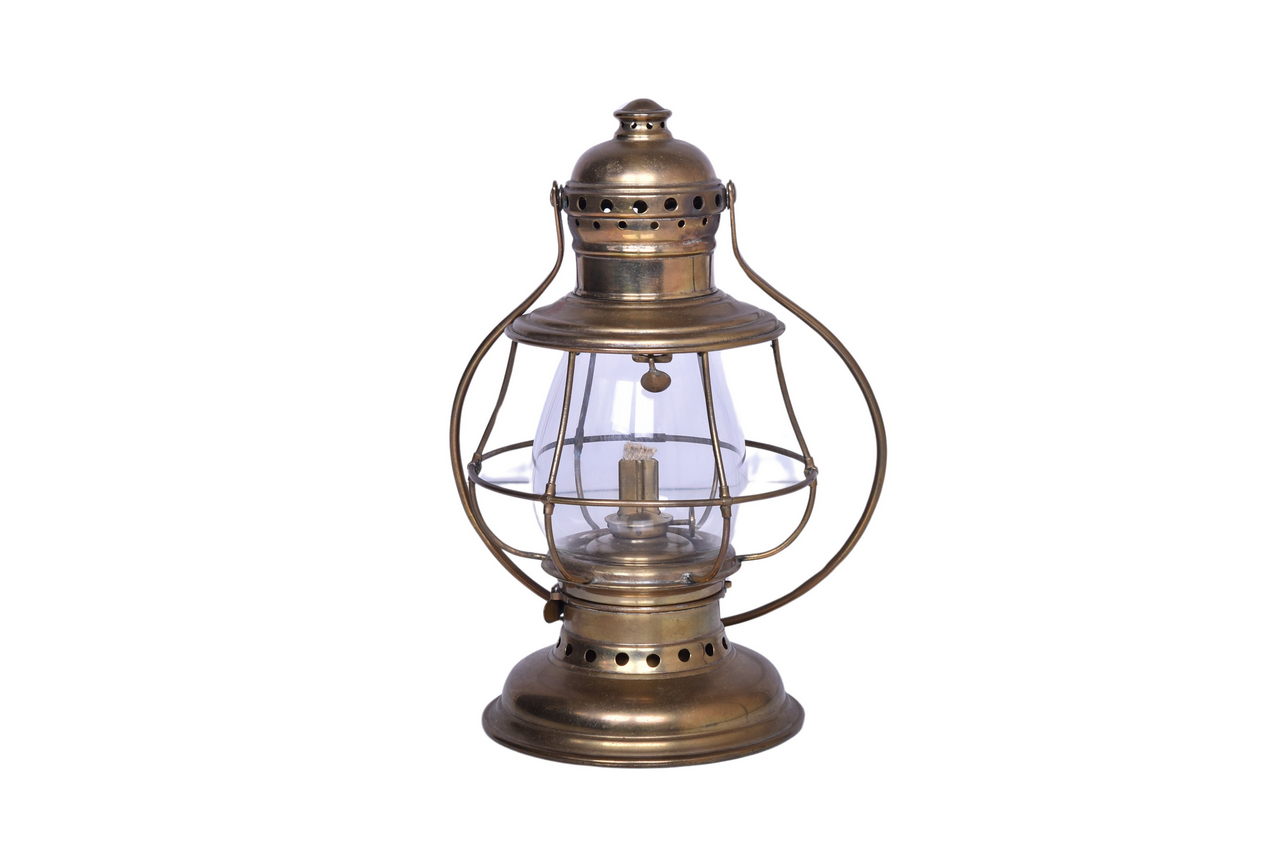 6593 - C.T. Ham Brass Railroad Conductors Lantern thumbnail