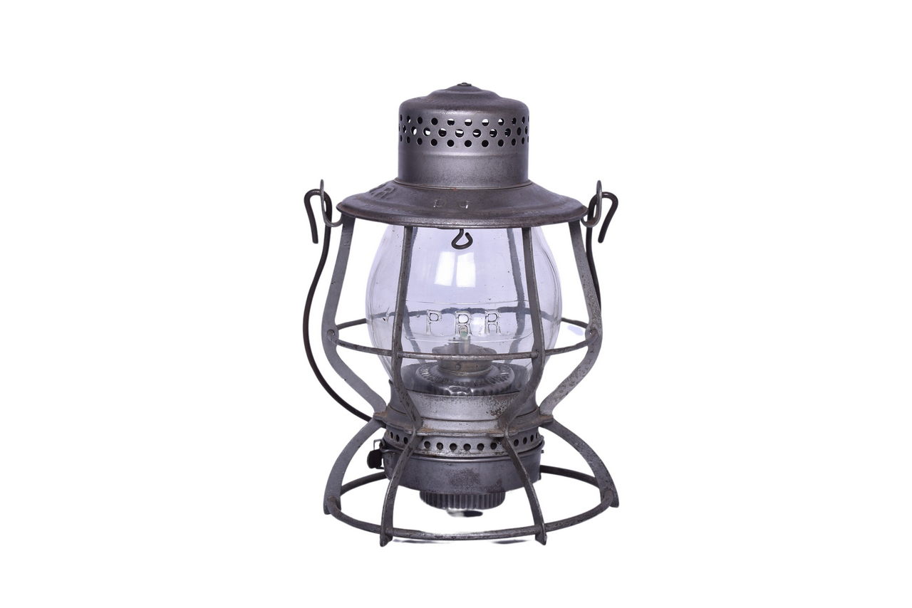 6603 - Keystone Casey Pennsylvania Railroad Lantern w/ Cast Clear Pennsylvania Globe thumbnail