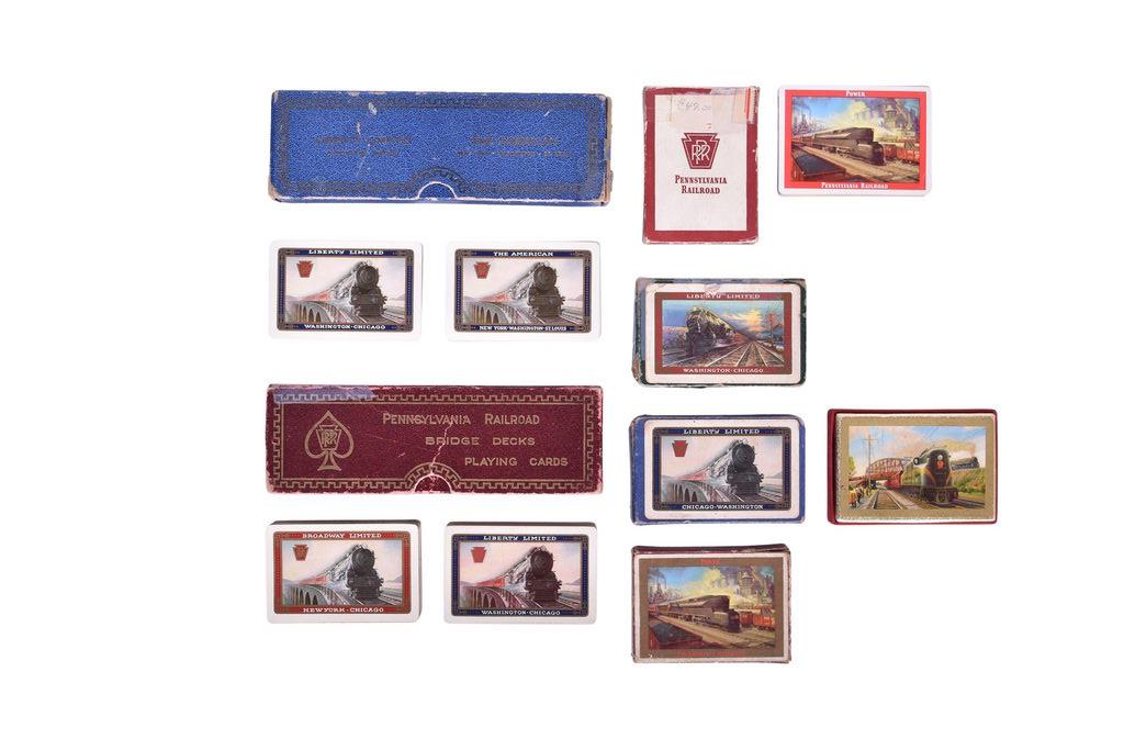 6619 - Nine Pennsylvania Railroad Playing Card Decks - Liberty Limited, Broadway Limited, The American, Power, and More thumbnail