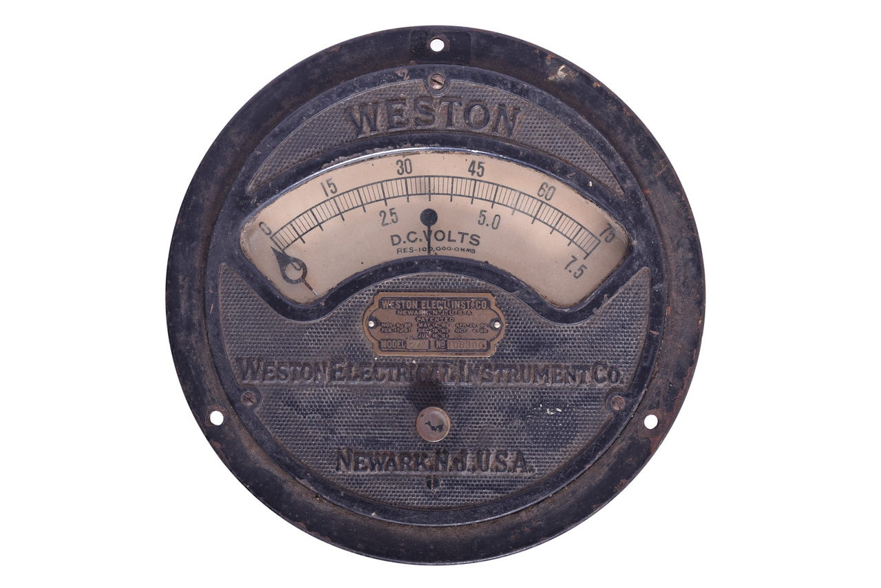 6636 - Weston Electrical Instrument Co. D.C. Voltage Meter thumbnail
