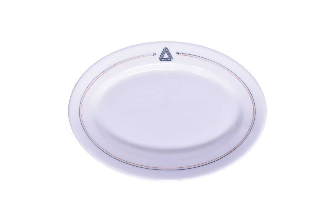 6663 - Richmond, Fredericksburg, & Potomac Railroad China Oval Platter Plate 9 3/8