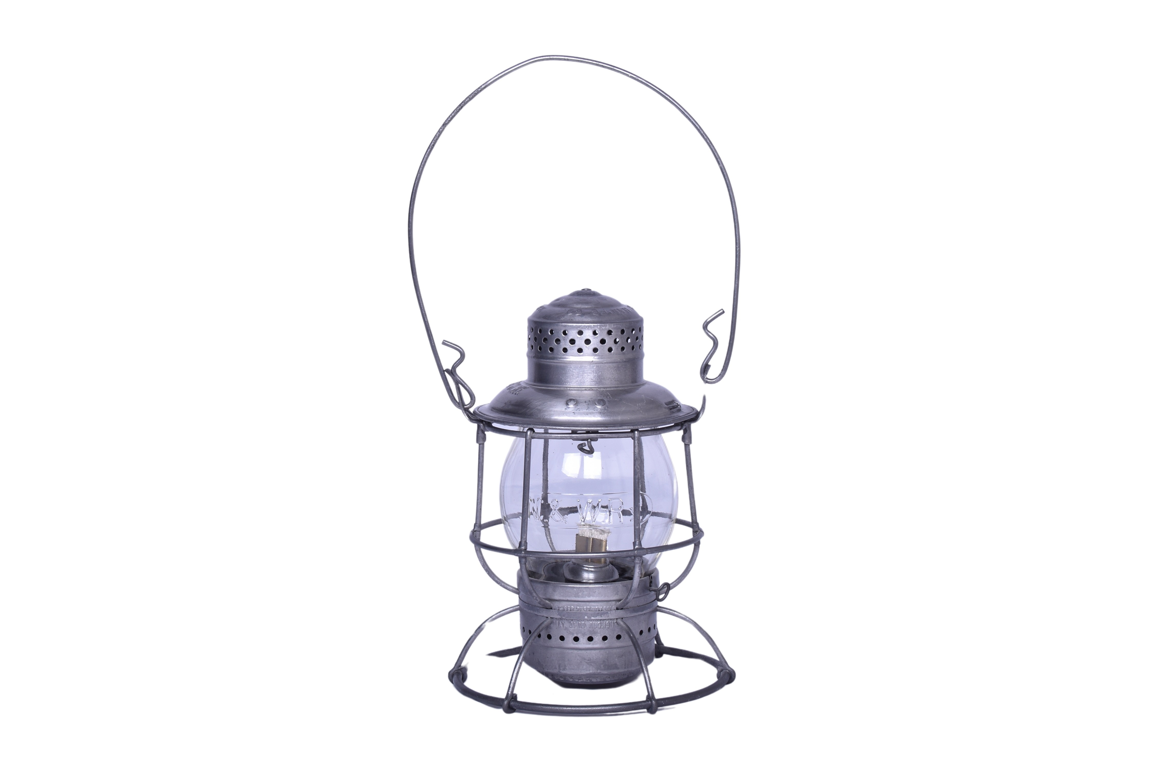 6684 - Armspear Norfolk and Western Railway Railroad Lantern with Clear Cast Globe thumbnail