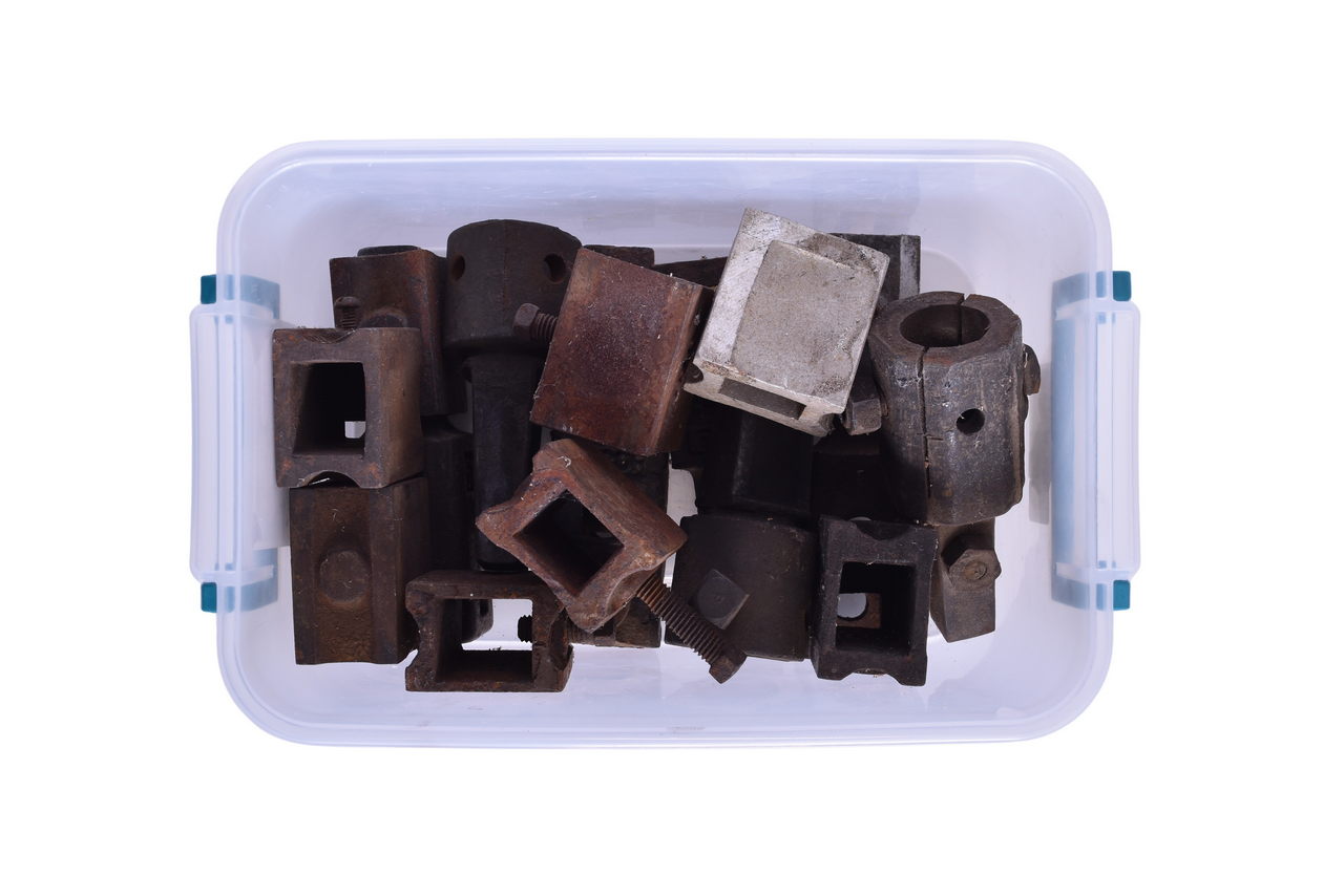 6696 - 14 Assorted Switch Lamp/Switch Stand Mounting Brackets thumbnail