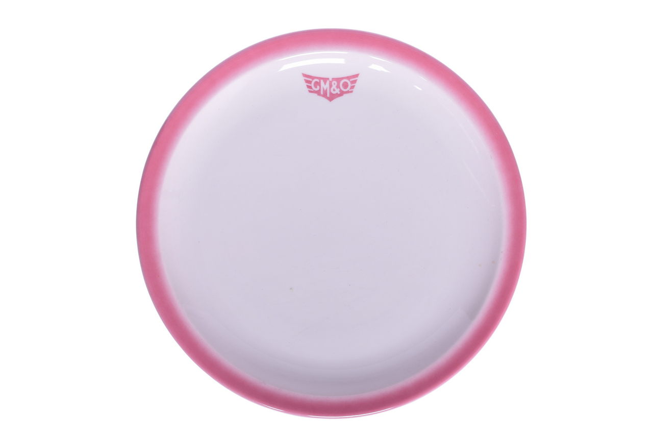 6699 - Gulf, Mobile, & Ohio Railroad China Rose Dinner Plate 10