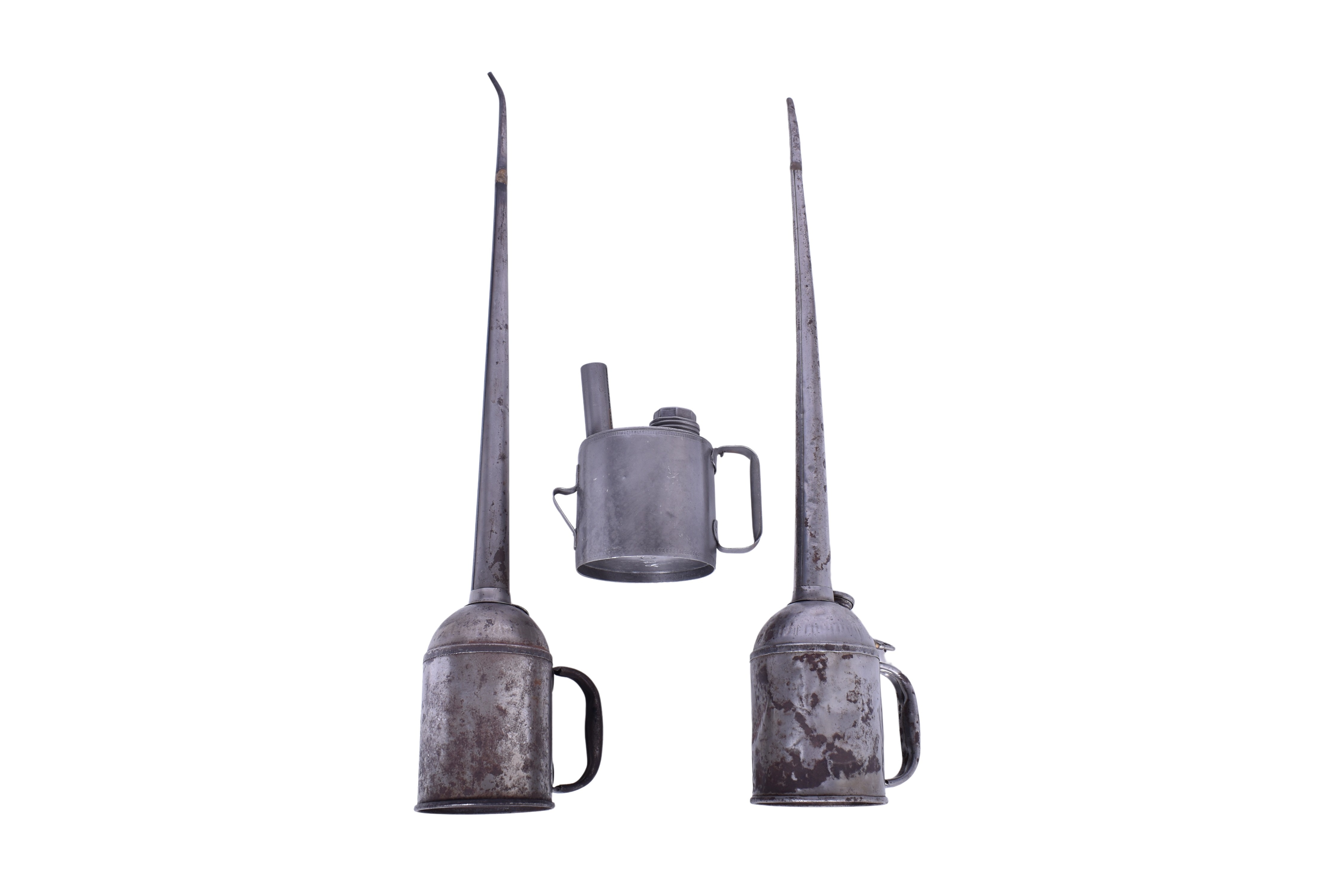 6000 - Group of Three Railroad Oil Cans - Northern Pacific, Chesapeake and Ohio and Unmarked thumbnail