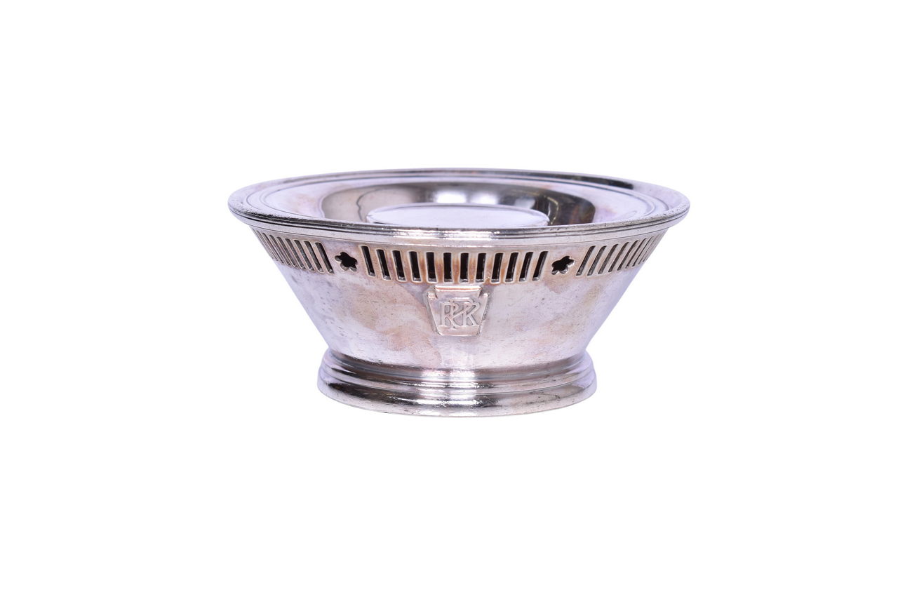 6005 - International Silver Pennsylvania Railroad Footed Finger Bowl and Butter Icer thumbnail