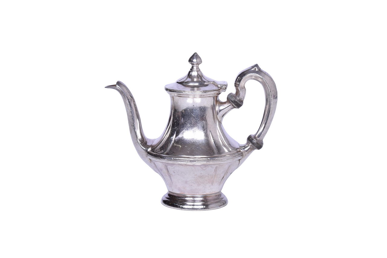 6011 - R. Wallace Rock Island Railroad 1936 Silver Tea Pot 8 Oz. thumbnail