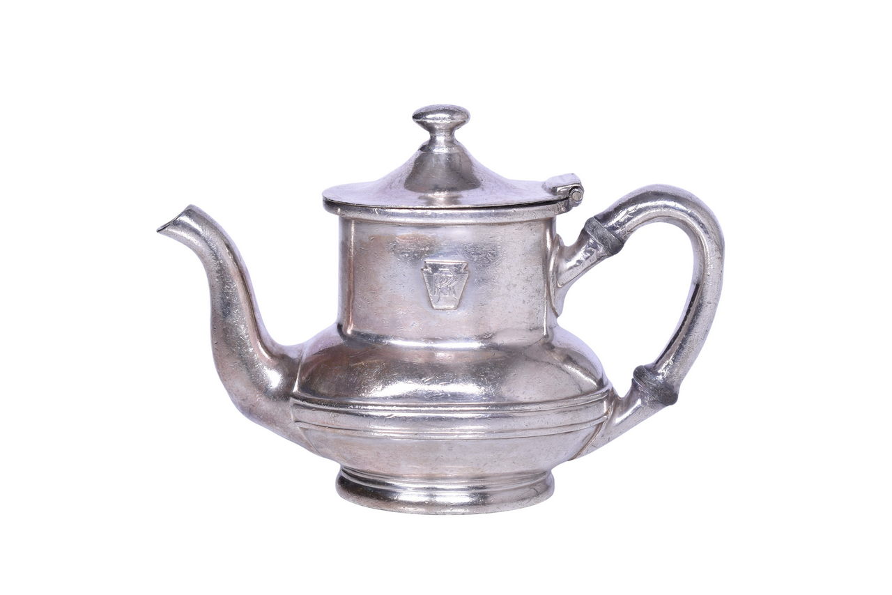 6061 - International Silver Pennsylvania Railroad Coffee Pot 10 Oz thumbnail