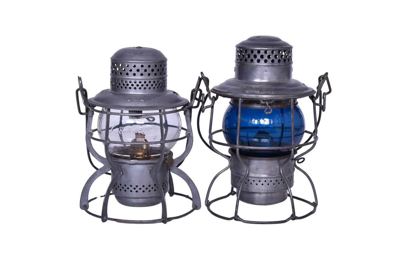 6194 - Pair of Southeastern Railroad Lanterns - Louisville and Nashville, Atlantic Coast Line thumbnail