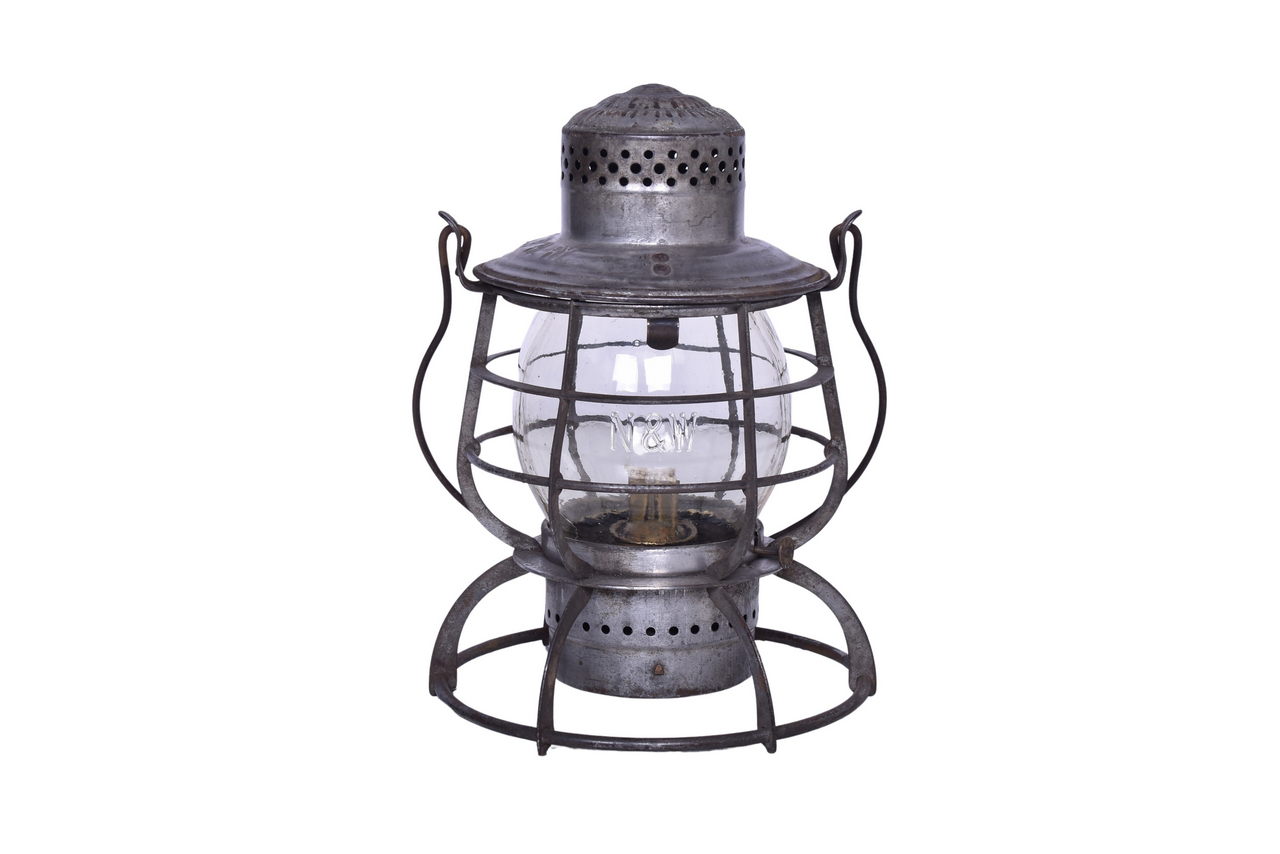 6202 - Armspear Norfolk and Western Railway Railroad Lantern with Clear Cast Globe thumbnail