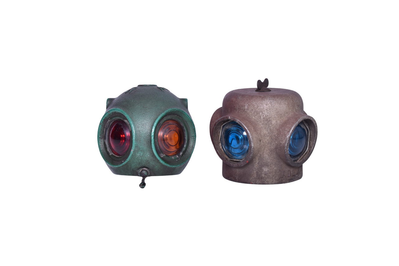 6223 - Pyle National and Adlake Cannonball Caboose Marker Lamps thumbnail