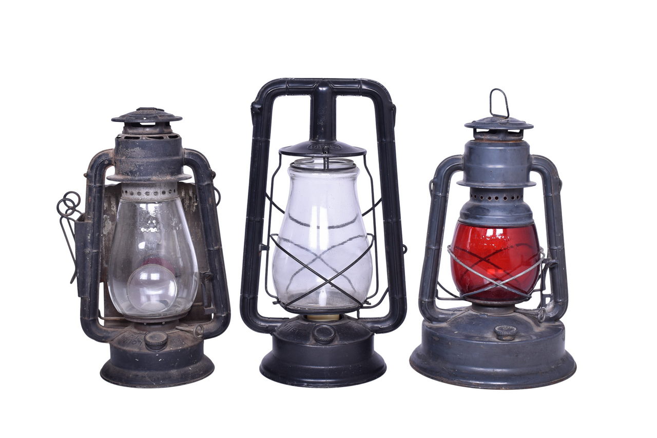 6224 - Three Dietz Lanterns - Junior Wagon, Bullseye, Monarch thumbnail