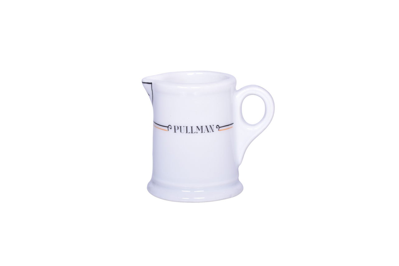 6257 - Pullman Railroad China Calumet Handled Creamer thumbnail