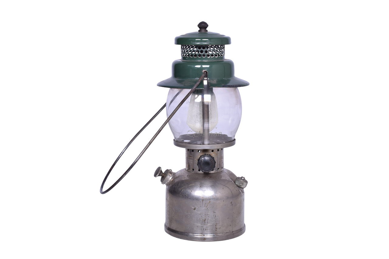 6274 - Coleman 242B Lantern - Nickel with Sunburst Logo thumbnail