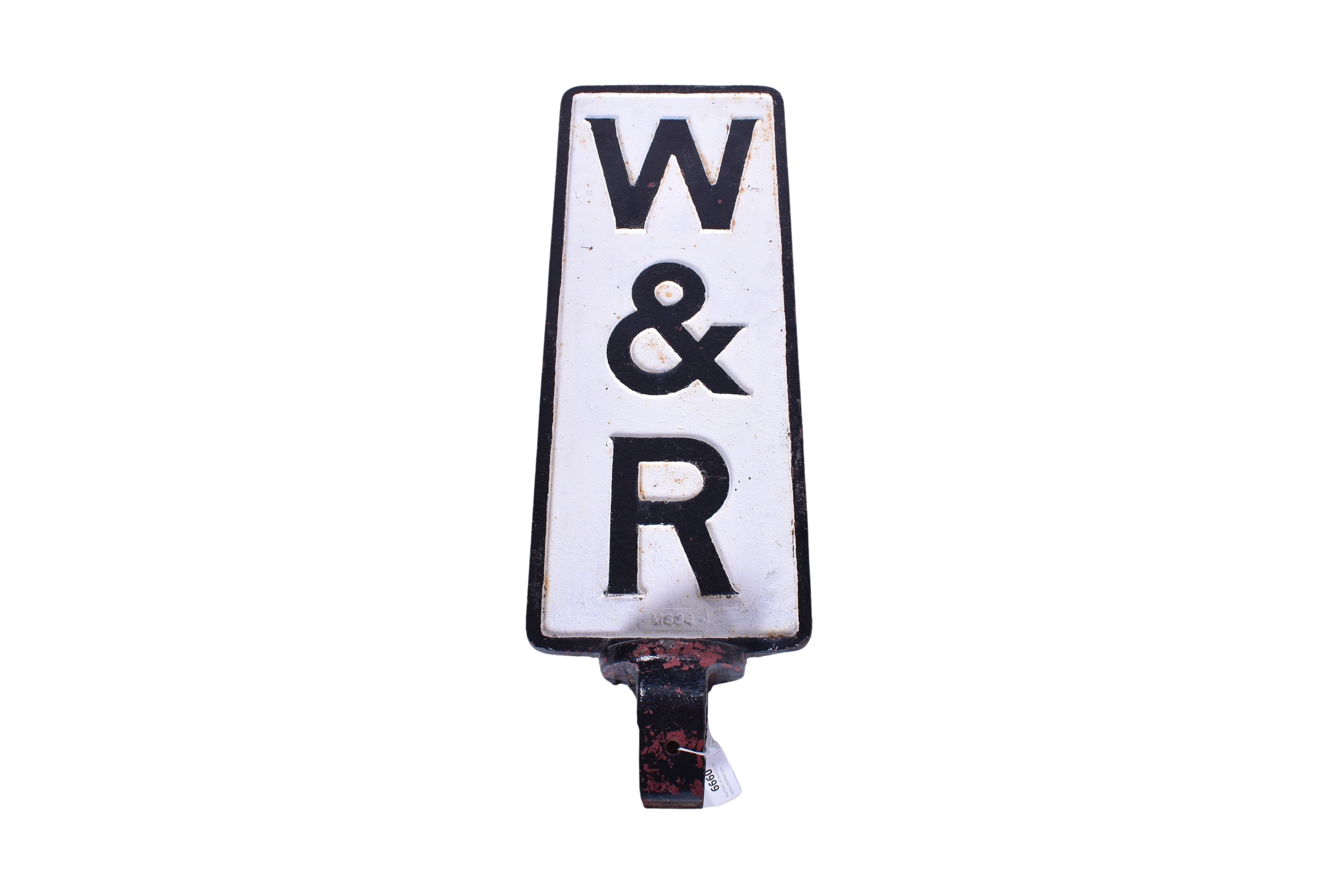 6278 - Cast Iron Railroad Whistle & Ring Sign thumbnail
