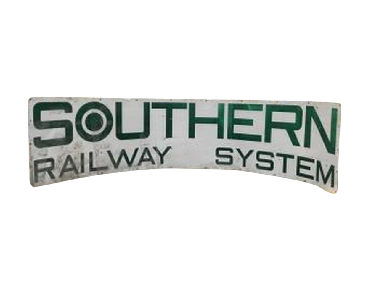 6282 - Large Southern Railway Aluminum Trailer Sign - Double Sided thumbnail