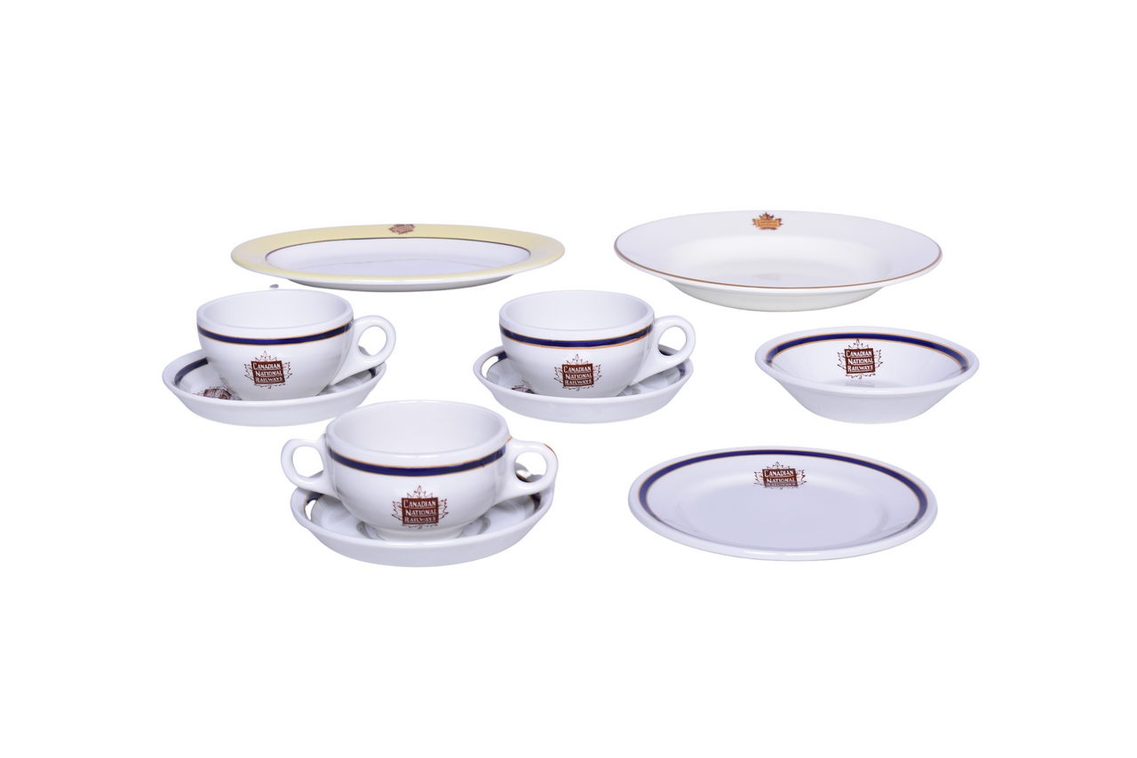 6301 - Ten Pieces of Canadian National Railway China - Children's Windsor, Bonaventure, and Quetico thumbnail