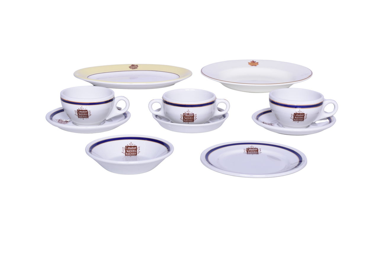 6317 - Ten Pieces of Canadian National Railway China - Children's Windsor, Bonaventure, and Quetico thumbnail