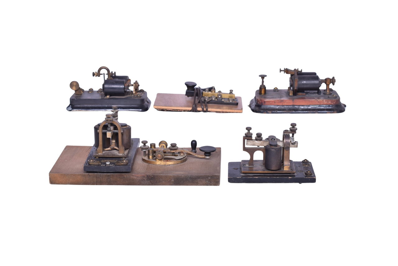 6332 - Two Telegraph Keys and Four Sounders- Western Electric, Bunnell, Etc. thumbnail