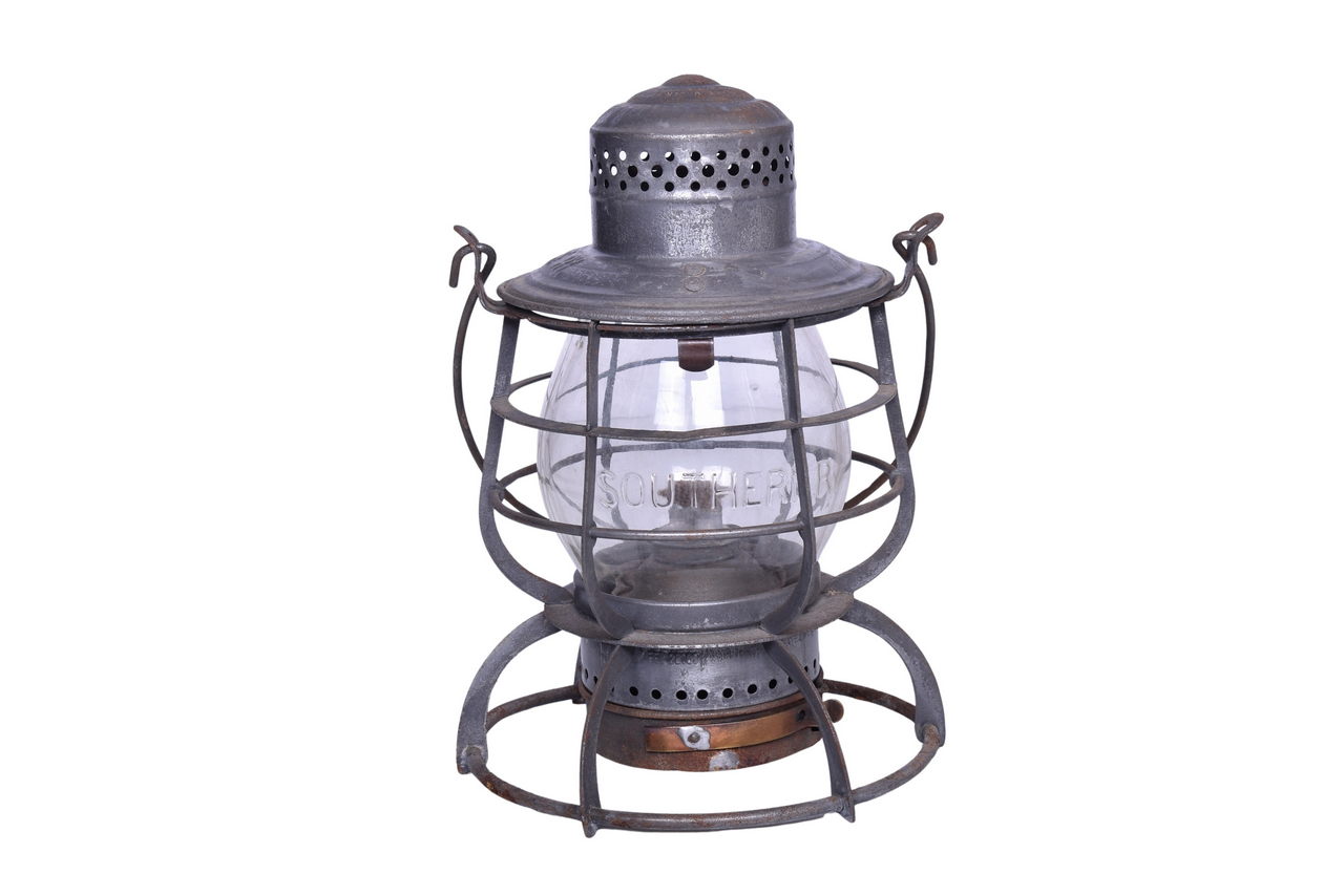 6335 - Armspear Southern Railroad Lantern w/ Kopp Clear Cast Tall Globe thumbnail