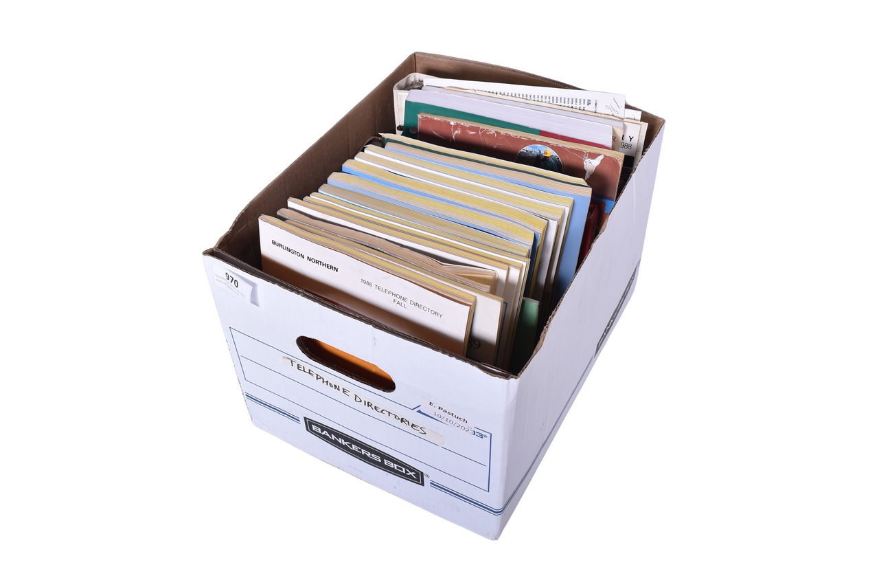 970 - 29 Telephone Directories for Railroads - Burlington Northern, Northern Pacific, Great Northern thumbnail