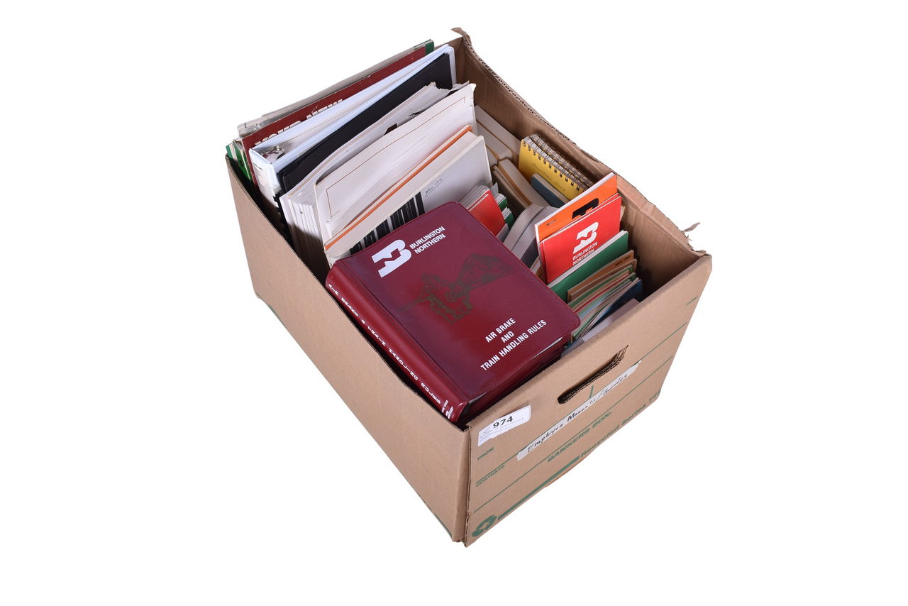 974 - 80+ Railroad Safety Manuals and Union Books - Burlington Northern, Great Northern, Etc. thumbnail