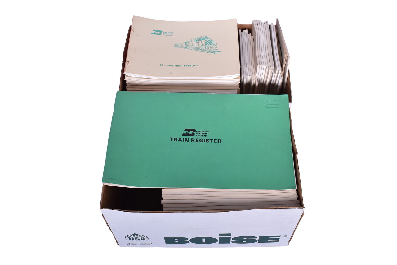 990 - 1000+ Pages of Burlington Northern Stationary and Employee Paper thumbnail