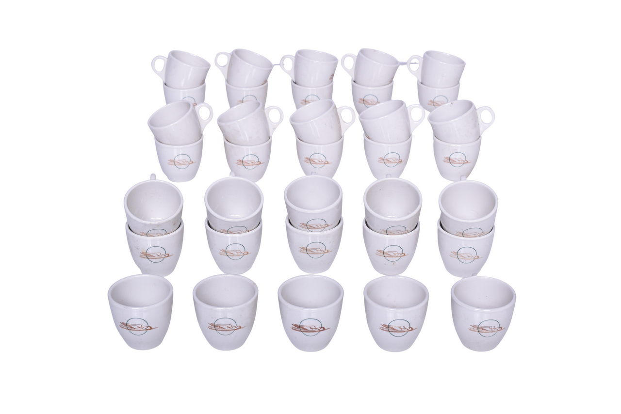 1099 - Thirty-Five Winged Streamliner Railroad China Demitasse Cups thumbnail
