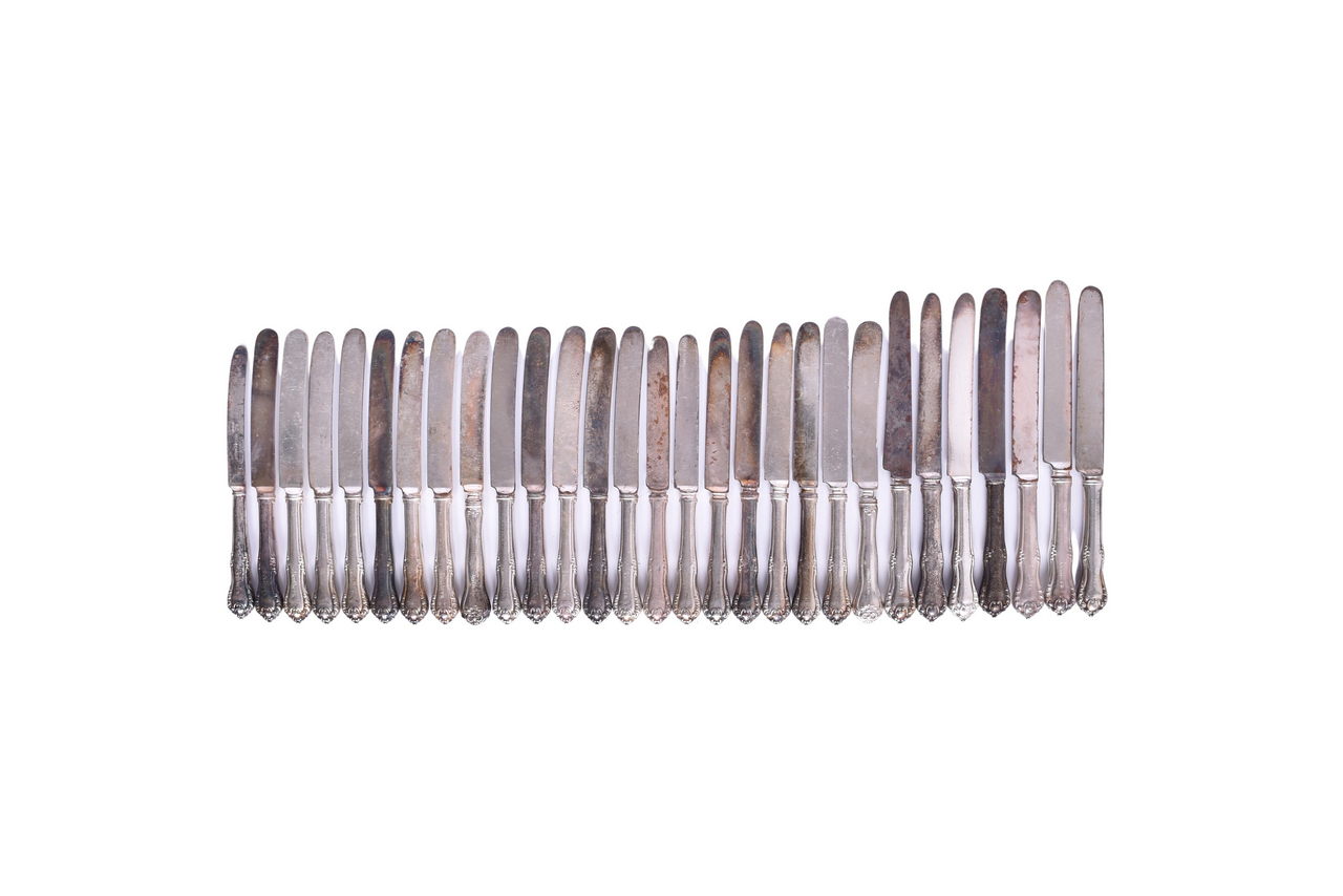 1119 - Twenty-Nine Southern Railway Carlton Flatware Knives thumbnail