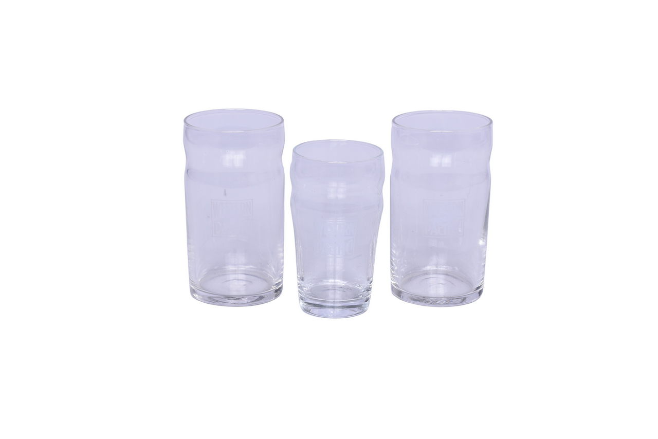 1121 - Three Western Pacific Railroad Feather River Route Drinking Glasses thumbnail