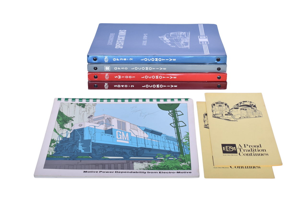 1164 - Electro-Motive Railroad Papers - Specifications for Models GP38-2, SW 1001, GP50, & SD40-2 thumbnail