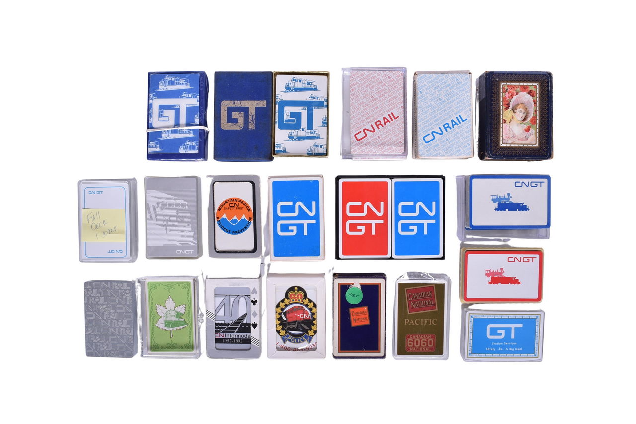 1175 - Twenty-Five Canadian National & Grand Trunk Railway Playing Card Decks thumbnail