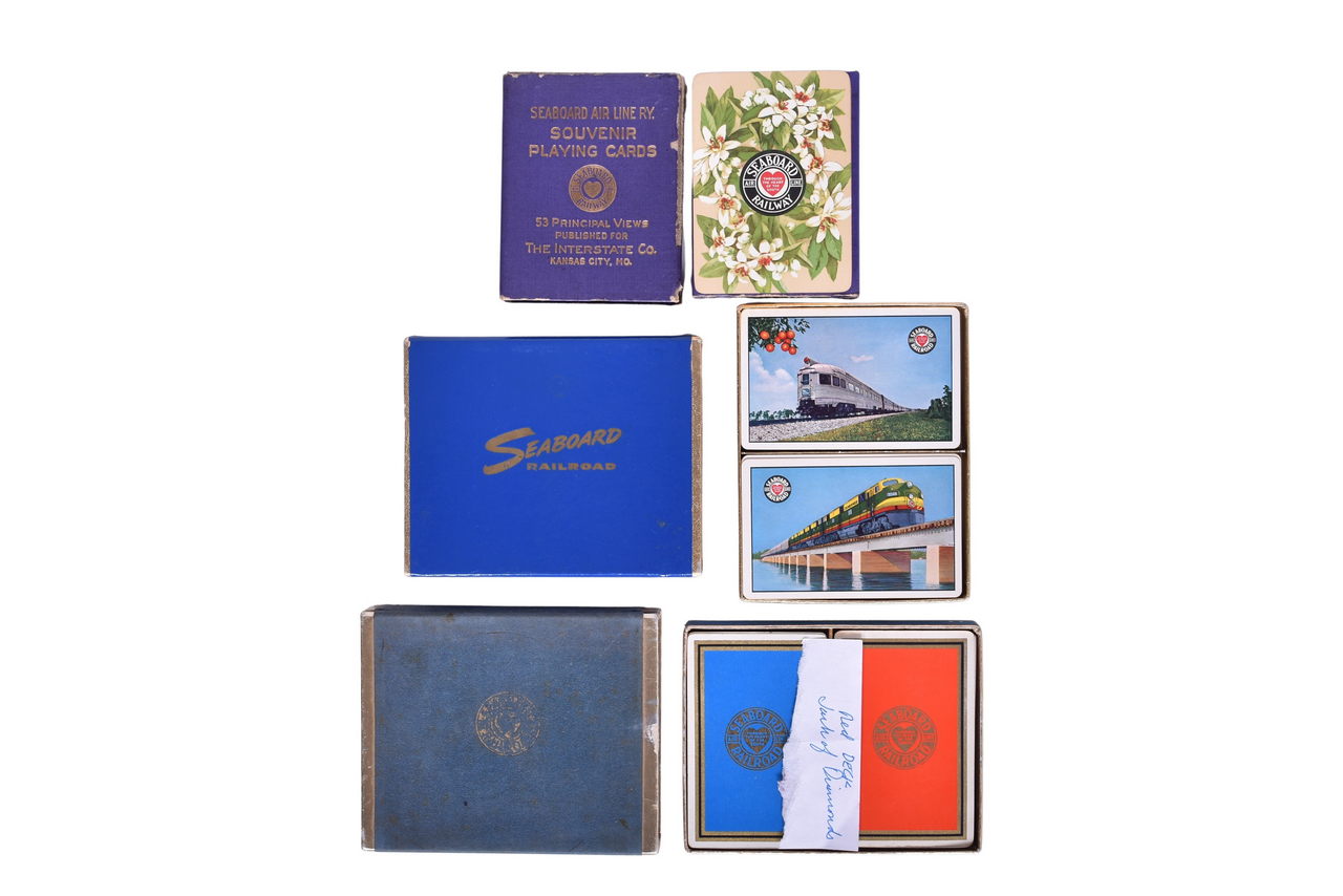 1187 - Five Seaboard Air Line Railway Playing Card Decks thumbnail